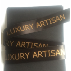 Black Logo Printed Ribbon