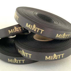 Black Logo Printed Ribbon