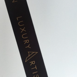Black Logo Printed Ribbon