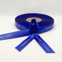 Royal Blue Logo Printed Ribbon