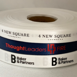 Off White Logo Printed Ribbon