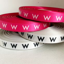 Off White Logo Printed Ribbon