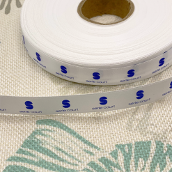 Off White Logo Printed Ribbon