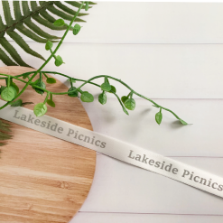 Cream Logo Printed Ribbon