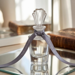 Custom Printed Pewter Grey Satin Ribbon | Luxury Branding