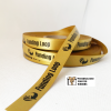 Gold 15mm With Black Logo Print