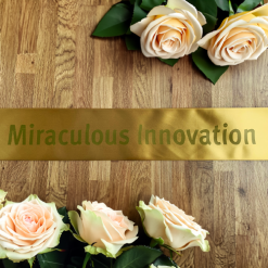 Alternative view of Logo Printed Onto An Antique Gold Ribbon