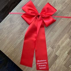 Ribbon Bow With Logo Branding
