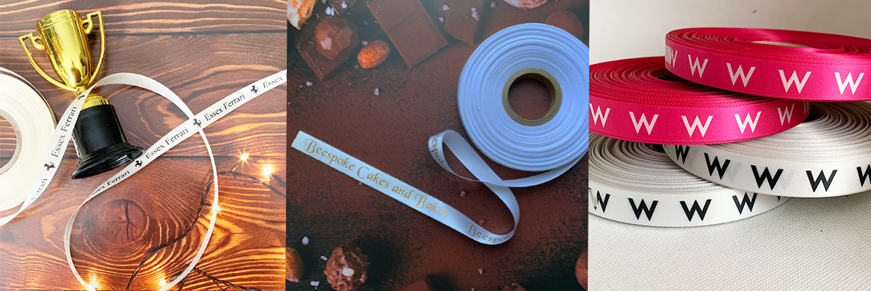 Off White Logo Printed Ribbon