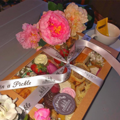 Silver Grey Logo Printed Ribbon