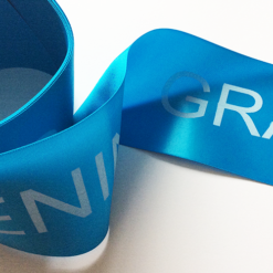 Turquoise Personalised Ribbon – Custom Printed Satin Ribbon - Image 9