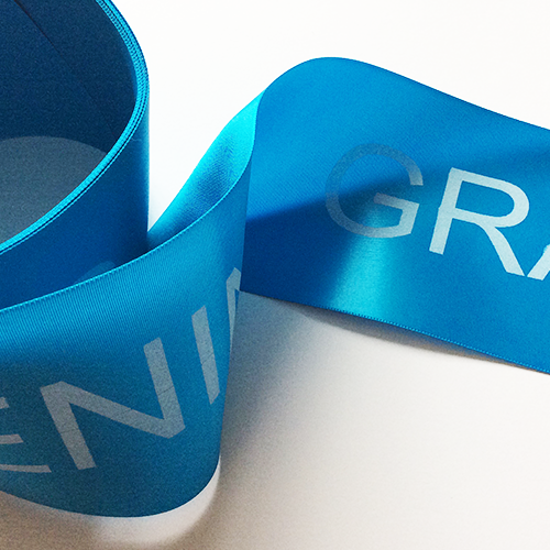 Turquoise Personalised Ribbon – Custom Printed Satin Ribbon - Image 9