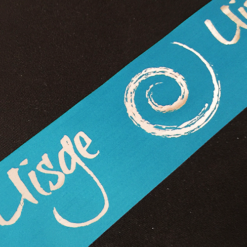 Turquoise Personalised Ribbon – Custom Printed Satin Ribbon - Image 10
