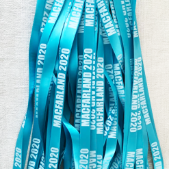 Turquoise Logo Printed Ribbon