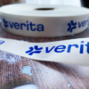 Logo or Text Printed Onto A White Ribbon