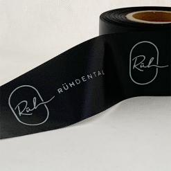 Black Logo Printed Ribbon