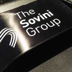 Black Logo Printed Ribbon