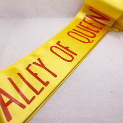 Yellow Logo Printed Ribbon