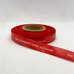 Red Logo Printed Ribbon