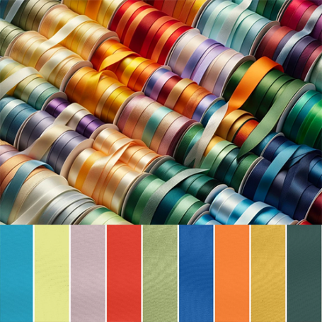 Spring And Summer 2024 Ribbon Colours