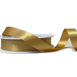 Eco-Friendly Double Faced Satin Ribbon Gold