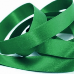 Eco-Friendly Double Faced Satin Ribbon Green