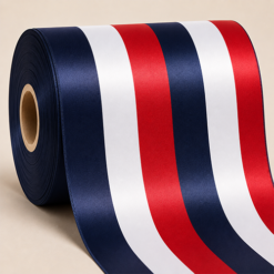 200mm wide striped ribbon