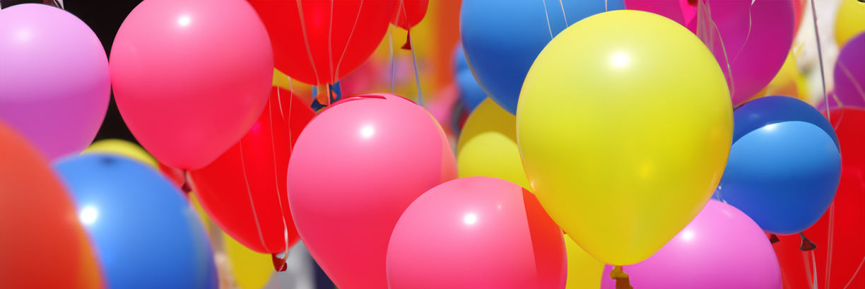 Bulk Bags of latex balloons for an event