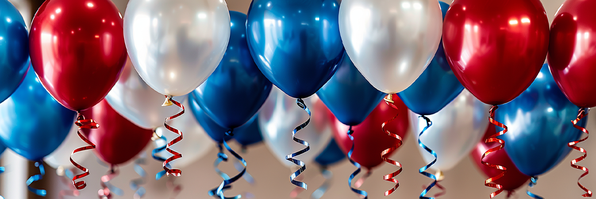 Accessories for custom personalised printed balloons