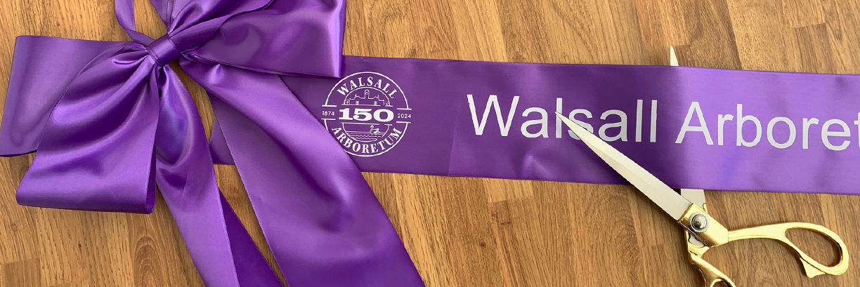 Grand Opening Branded Ribbon + 2 Matching Ribbon Bows + Big Scissors