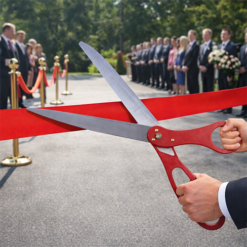 25 inch Red Handled Giant American Style Scissors next day delivery