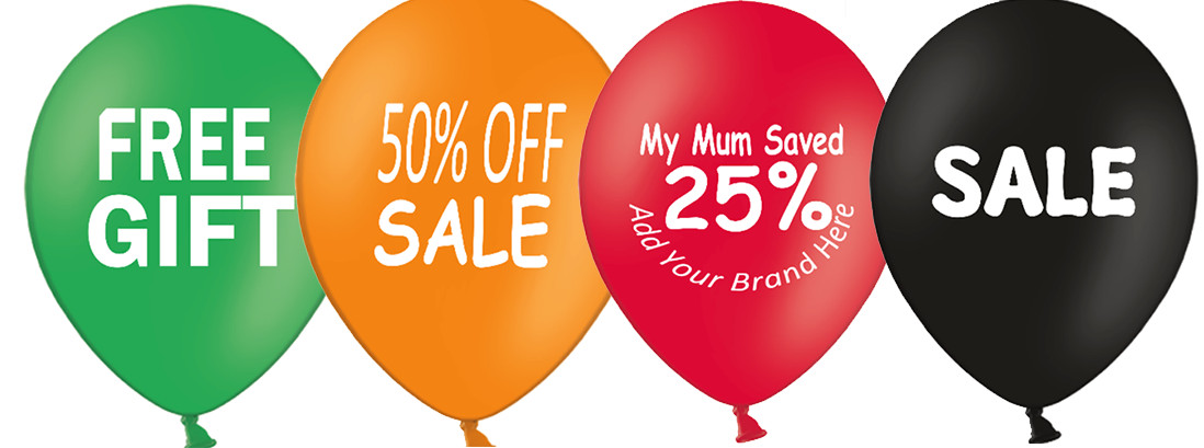 Custom Printed Sale Balloons Low Minimum Order Quick Delivery