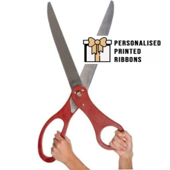Giant Ceremonial American Style Ribbon Cutting Scissors