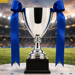 Plain Colour Football trophy Ribbons
