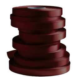 Brown Rolls of Bulk Ribbon 7mm Wide Satin New