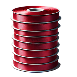 Cherry Red Satin Ribbons
