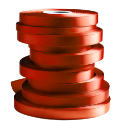 Copper Rolls of Bulk Ribbon 7mm Wide Satin New