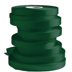 Dark Green Rolls of Bulk Ribbon 7mm Wide Satin