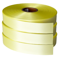 Lemon Satin Double Faced Ribbons