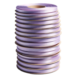Pastel Lilac Rolls of Bulk Ribbon 7mm Wide Satin New