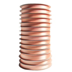 Peach Rolls of Bulk Ribbon 7mm Wide Satin