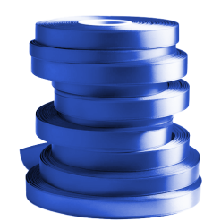 Royal Blue Rolls of Bulk Ribbon 7mm Wide Satin New