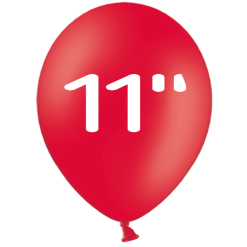 Red Latex Balloons Printed With Custom Printed Logos For Promotions Next Day Delivery Low Minimum Order