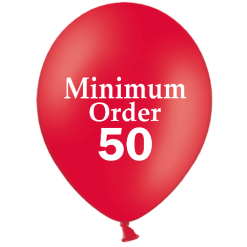 Red Latex Balloons Printed With Custom Printed Logos For Promotions Next Day Delivery Low Minimum Order