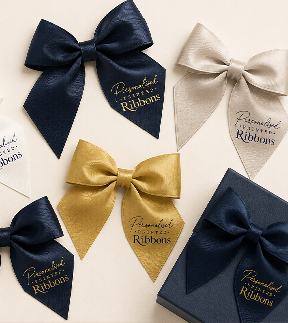 Branded Bows For Gift Wrapping