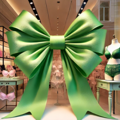 Apple Green Store Front Bow