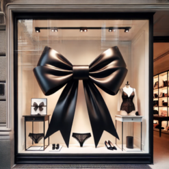 Big Satin Bows For Show Windows