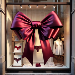 Big Satin Bows For Show Windows