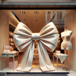 Big Satin Bows For Show Windows