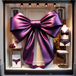 Big Satin Bows For Show Windows